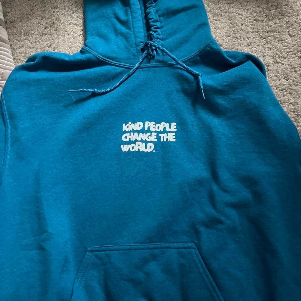 "Escape The Ordinary" Blue Hoodie